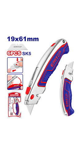 Utility knife (ESNKT6128) Emtop