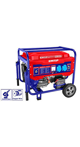 Gasoline generator 5500W (EGGRD5511) Emtop