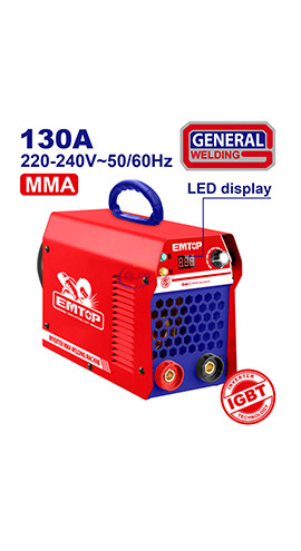 Inverter MMA welding machine 130A (EWDEM13501) Emtop