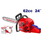 Gasoline chain saw 62cc 24" (EGCS24621) Emtop