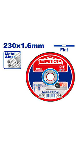 Abrasive metal cutting disc (EACD302302) Emtop