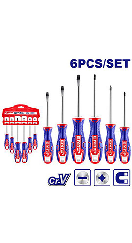 6 Pcs screwdriver set CR-V (ESST0602) Emtop