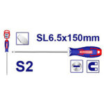 Slotted screwdriver S2 (ESDRSL6602) Emtop