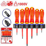 6 Pcs insulated screwdriver set 1000V (ESSTJS061) Emtop