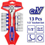 13 Pcs 1/2″ socket set - ESKT12131