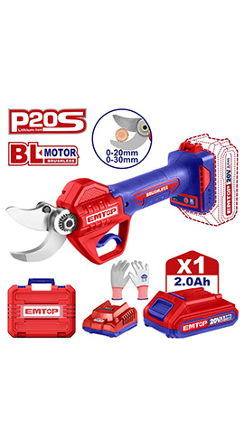 Cordless gauge straight shear (ELSL203051) Emtop