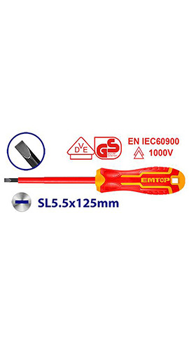 Insulated screwdriver  -  ESDRJ5125