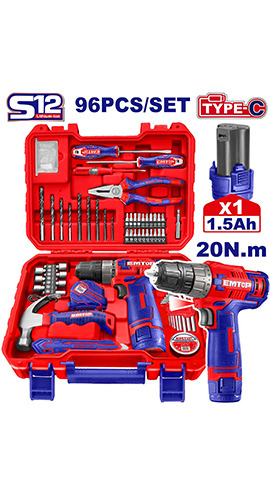 96 Pcs Tools set -  EEDK09601