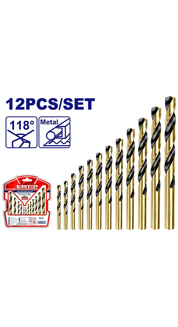 HSS twist drill  bits set -  ETDBB11125