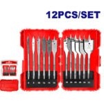 12 Pcs Flat wood  drill bits set -  EWFD41302