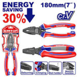 High leverage combination pliers 7" (EPLRC0721) Emtop