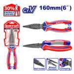 High leverage long nose pliers (EPLRL0621) Emtop