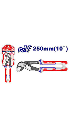 Pump pliers 10" (EPLRP1011) Emtop