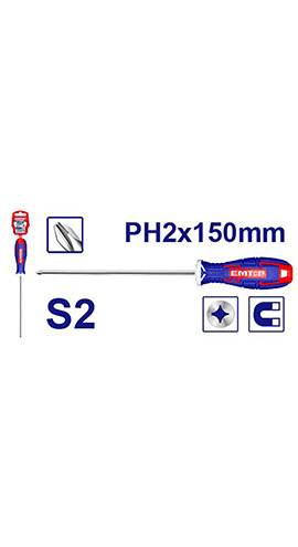 Phillips screwdriver (ESDRPH2602) Emtop