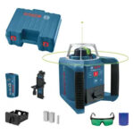 BOSCH GRL 300 HVG PROF + RC1+LR1+WM4+Accu+Chgr+Case+TP / ROTARY LASER