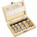 BOSCH 5-PIECE TUNGSTEN CARBIDE HINGE CUTTING BIT SET - 15; 20; 25; 30; 35 MM