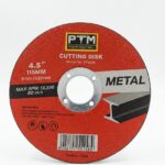 Abrasive metal cutting disc 4.5" (PTMA115) PTM