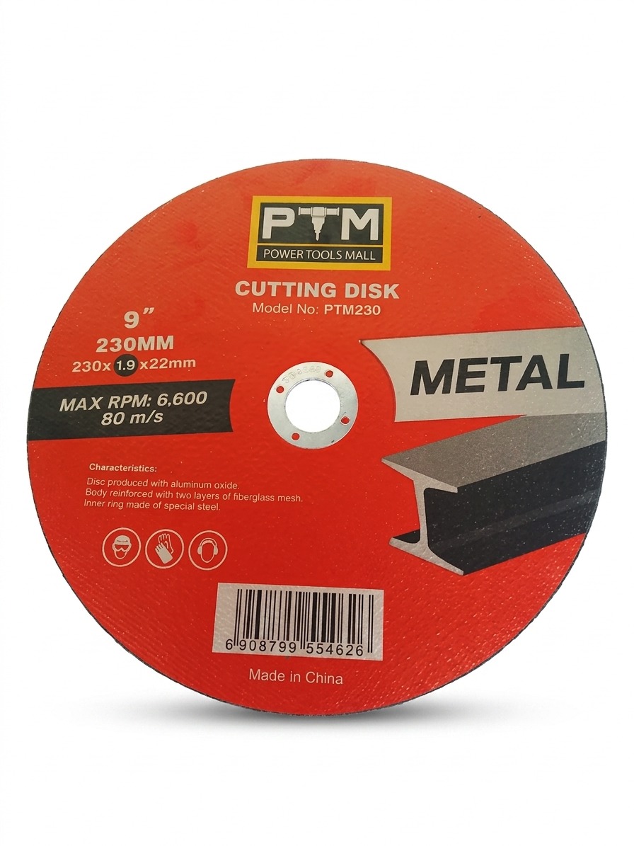 Untitled Abrasive metal cutting disc 9" (PTMA230) PTM - Image 1