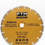 Diamond concrete saw 230mm (PTMD230) PTM (9")