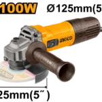Ingco 5" (125mm) 1100W Angle Grinder with Auxiliary Handle – AG110028