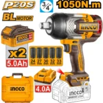 Ingco 3/4" Cordless Impact Wrench 20V 1050N.m - CIWLI20105